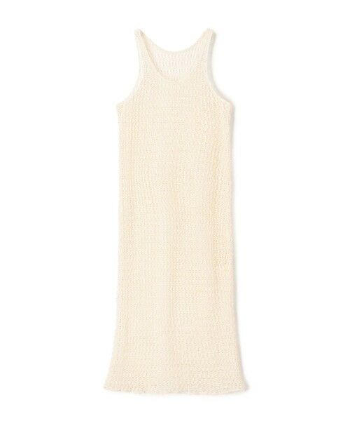 TOMORROWLAND / トゥモローランド ロング・マキシ丈ワンピース | ラッセルレース ノースリーブワンピース（11 ホワイト）