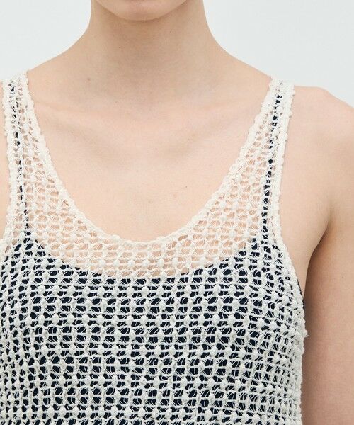 TOMORROWLAND / トゥモローランド ロング・マキシ丈ワンピース | ラッセルレース ノースリーブワンピース | 詳細6