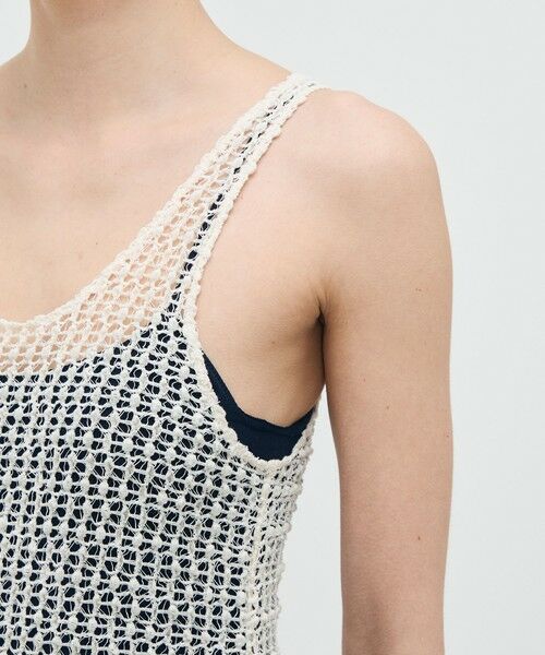 TOMORROWLAND / トゥモローランド ロング・マキシ丈ワンピース | ラッセルレース ノースリーブワンピース | 詳細8