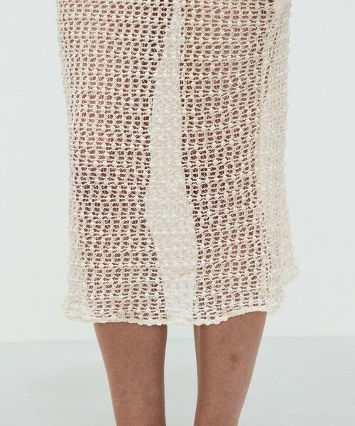 TOMORROWLAND / トゥモローランド ロング・マキシ丈ワンピース | ラッセルレース ノースリーブワンピース | 詳細9