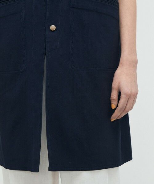 TOMORROWLAND / トゥモローランド ベスト | ビンテージピケ ミドルベスト | 詳細12