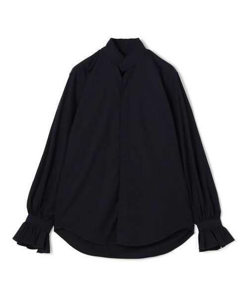 TOMORROWLAND / トゥモローランド シャツ・ブラウス | BOURRIENNE BOUDOIR SHIRT フリルシャツ（69 ネイビー）