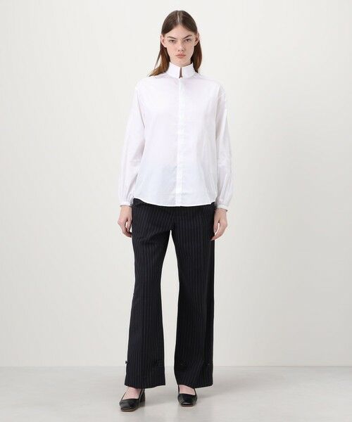 TOMORROWLAND / トゥモローランド シャツ・ブラウス | BOURRIENNE POETESSE スタンドカラーシャツ | 詳細1