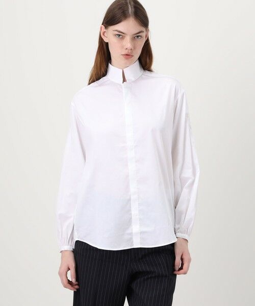 TOMORROWLAND / トゥモローランド シャツ・ブラウス | BOURRIENNE POETESSE スタンドカラーシャツ | 詳細2