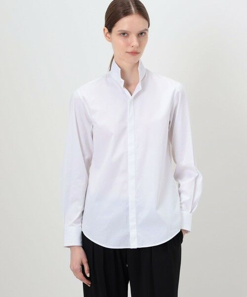 TOMORROWLAND / トゥモローランド シャツ・ブラウス | BOURRIENNE AMAZONE スタンドカラーシャツ | 詳細2