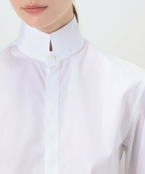 TOMORROWLAND / トゥモローランド シャツ・ブラウス | BOURRIENNE AMAZONE スタンドカラーシャツ | 詳細5