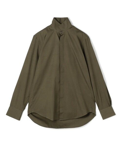 TOMORROWLAND / トゥモローランド シャツ・ブラウス | BOURRIENNE AMAZONE スタンドカラーシャツ（53 グリーン）