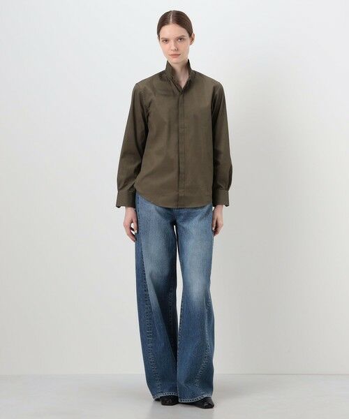 TOMORROWLAND / トゥモローランド シャツ・ブラウス | BOURRIENNE AMAZONE スタンドカラーシャツ | 詳細1