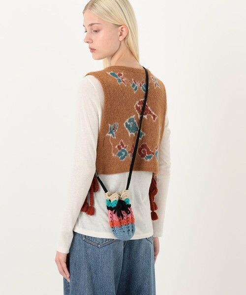 TOMORROWLAND / トゥモローランド ショルダーバッグ | EDWARD CUMING GUMNUT PURSE ニットショルダーバッグ | 詳細1