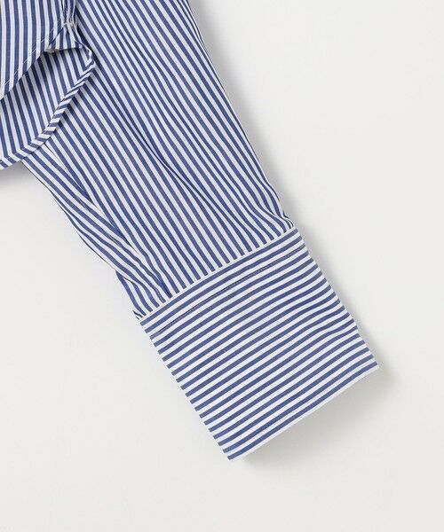 TOMORROWLAND / トゥモローランド シャツ・ブラウス | コットン ストライプクレリックシャツ | 詳細4