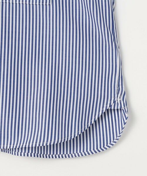 TOMORROWLAND / トゥモローランド シャツ・ブラウス | コットン ストライプクレリックシャツ | 詳細5