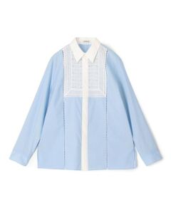 TOMORROWLAND / トゥモローランド シャツ・ブラウス | コットンタイプライター レースボザムシャツ