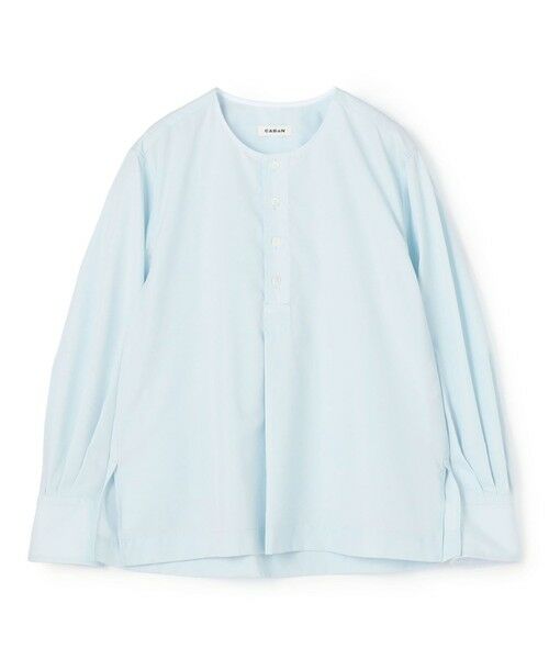 TOMORROWLAND / トゥモローランド シャツ・ブラウス | クリアコットン ボタンプルオーバーシャツ（61 ライトブルー）