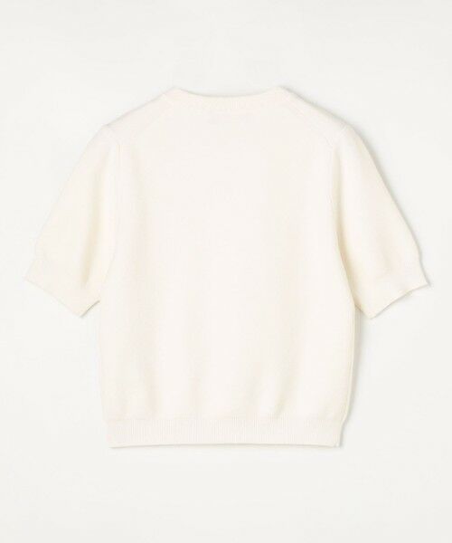 TOMORROWLAND / トゥモローランド ニット・セーター | コットンカシミヤ クルーネックハーフスリーブプルオーバー | 詳細2