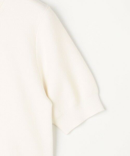 TOMORROWLAND / トゥモローランド ニット・セーター | コットンカシミヤ クルーネックハーフスリーブプルオーバー | 詳細5