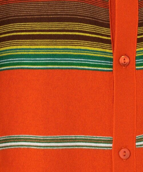 TOMORROWLAND / トゥモローランド カーディガン・ボレロ | コットンカシミヤマルチボーダー クルーネックカーディガン | 詳細11