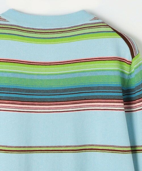 TOMORROWLAND / トゥモローランド カーディガン・ボレロ | コットンカシミヤマルチボーダー クルーネックカーディガン | 詳細4