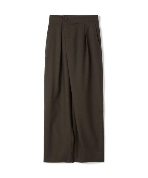 TOMORROWLAND / トゥモローランド その他パンツ | ウールトロピカル ラップパンツ（59 ダークグリーン）