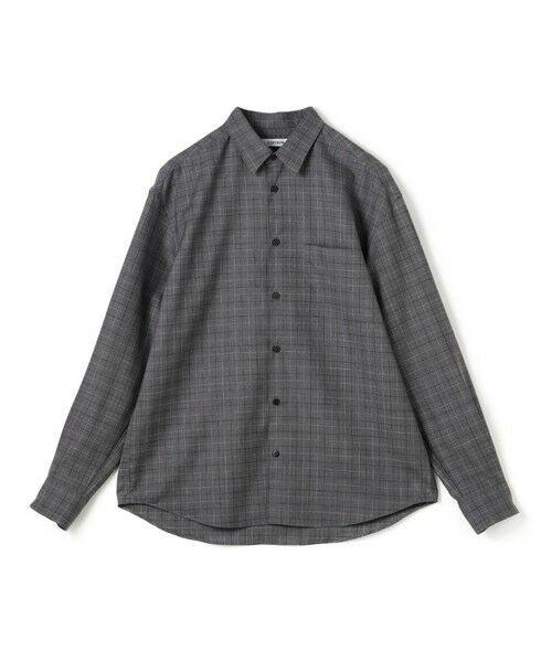 TOMORROWLAND / トゥモローランド シャツ・ブラウス | Super120's ウォッシャブルウール リラックスシャツ（16 グレー系）