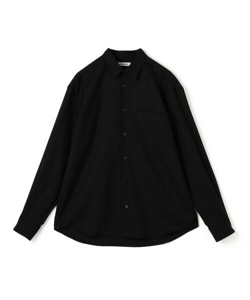 TOMORROWLAND / トゥモローランド シャツ・ブラウス | Super120's ウォッシャブルウール リラックスシャツ（19 ブラック）