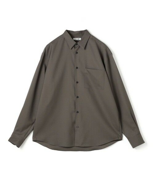 TOMORROWLAND / トゥモローランド シャツ・ブラウス | Super120's ウォッシャブルウール リラックスシャツ（53 カーキ）