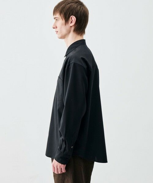 TOMORROWLAND / トゥモローランド シャツ・ブラウス | Super120's ウォッシャブルウール リラックスシャツ | 詳細3