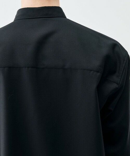 TOMORROWLAND / トゥモローランド シャツ・ブラウス | Super120's ウォッシャブルウール リラックスシャツ | 詳細6