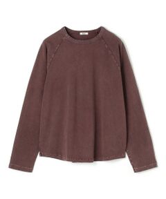 TOMORROWLAND / トゥモローランド Tシャツ | コットンガーメントダイ ロングスリーブプルオーバー