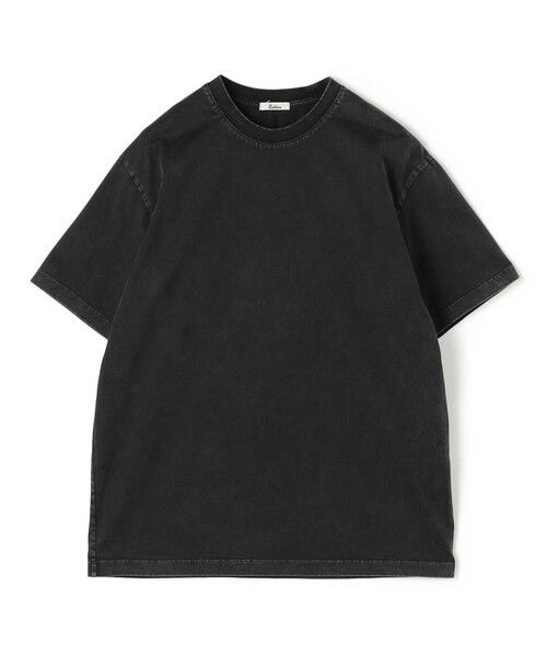 TOMORROWLAND / トゥモローランド Tシャツ | コットンガーメントダイ ショートスリーブプルオーバー（19 ブラック）