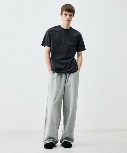 TOMORROWLAND / トゥモローランド Tシャツ | コットンガーメントダイ ショートスリーブプルオーバー | 詳細1