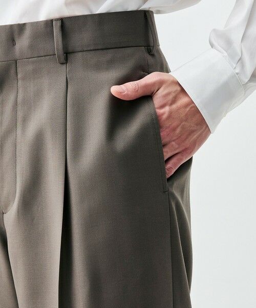 TOMORROWLAND / トゥモローランド スラックス・ドレスパンツ | Super120's ウォッシャブルウール スラックス | 詳細7