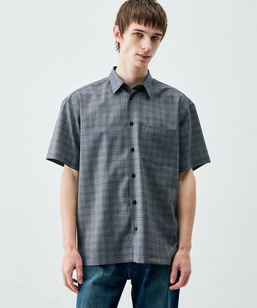 TOMORROWLAND / トゥモローランド シャツ・ブラウス | Super120's ウォッシャブルウール リラックスハーフスリーブシャツ | 詳細2