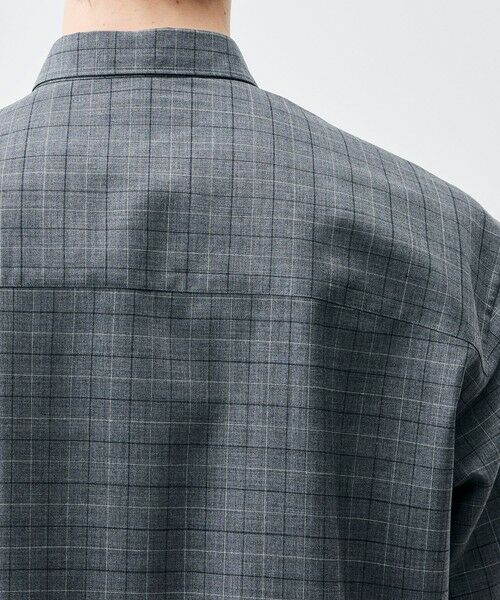 TOMORROWLAND / トゥモローランド シャツ・ブラウス | Super120's ウォッシャブルウール リラックスハーフスリーブシャツ | 詳細6