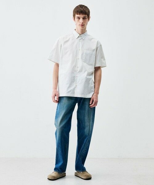 TOMORROWLAND / トゥモローランド シャツ・ブラウス | THOMAS MASON ストライブハーフスリーブシャツ | 詳細1