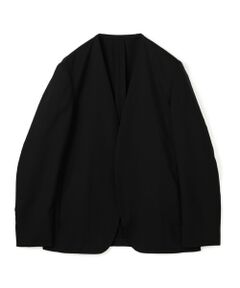 TOMORROWLAND / トゥモローランド ノーカラージャケット | Super120's ウォッシャブルウール ノーカラージャケット