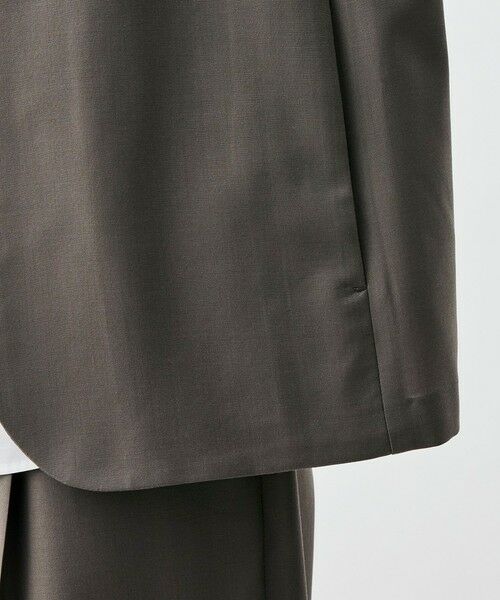 TOMORROWLAND / トゥモローランド ノーカラージャケット | Super120's ウォッシャブルウール ノーカラージャケット | 詳細10