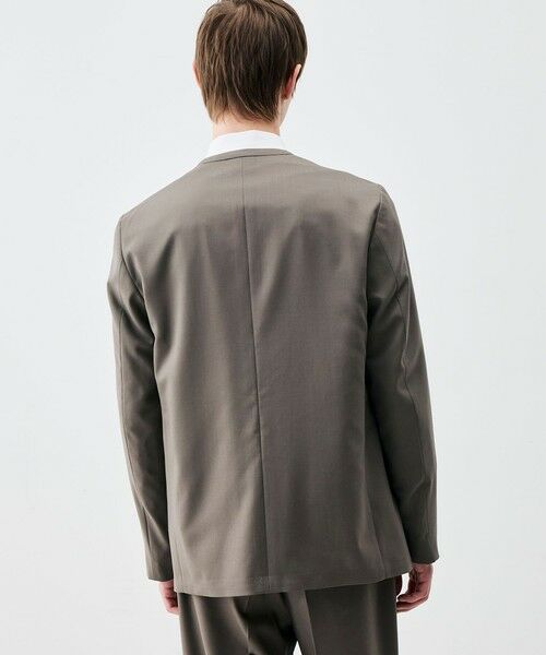 TOMORROWLAND / トゥモローランド ノーカラージャケット | Super120's ウォッシャブルウール ノーカラージャケット | 詳細4