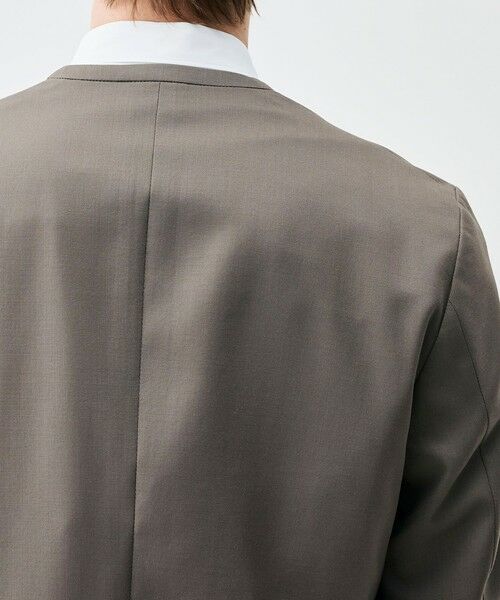 TOMORROWLAND / トゥモローランド ノーカラージャケット | Super120's ウォッシャブルウール ノーカラージャケット | 詳細7