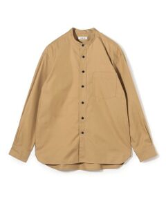 TOMORROWLAND / トゥモローランド シャツ・ブラウス | コットンギャバジン バンドカラーシャツ