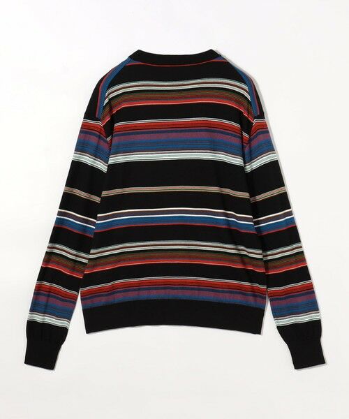TOMORROWLAND / トゥモローランド ニット・セーター | コットンカシミヤ マルチボーダーヘンリーネックプルオーバー | 詳細2