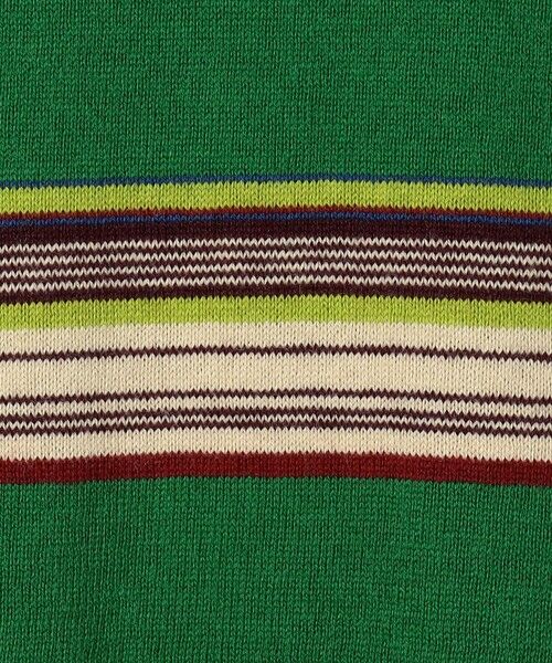 TOMORROWLAND / トゥモローランド ニット・セーター | コットンカシミヤ マルチボーダーヘンリーネックプルオーバー | 詳細8