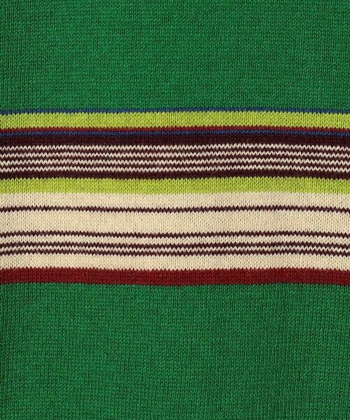 TOMORROWLAND / トゥモローランド ニット・セーター | コットンカシミヤ マルチボーダー ポロプルオーバー | 詳細10