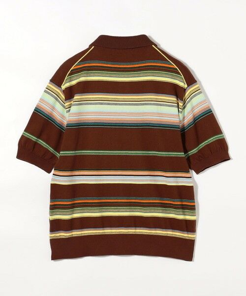 TOMORROWLAND / トゥモローランド ニット・セーター | コットンカシミヤ マルチボーダー ポロプルオーバー | 詳細2
