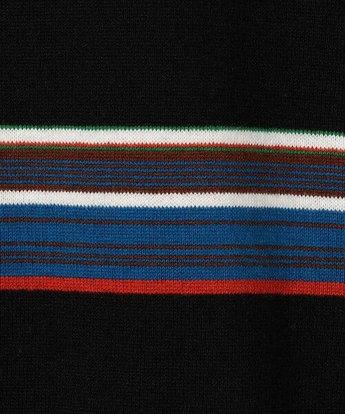 TOMORROWLAND / トゥモローランド ニット・セーター | コットンカシミヤ マルチボーダー ポロプルオーバー | 詳細8