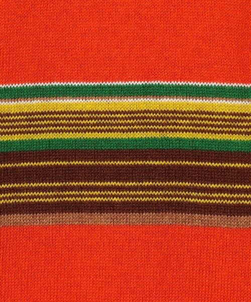 TOMORROWLAND / トゥモローランド ニット・セーター | コットンカシミヤ マルチボーダー ポロプルオーバー | 詳細9