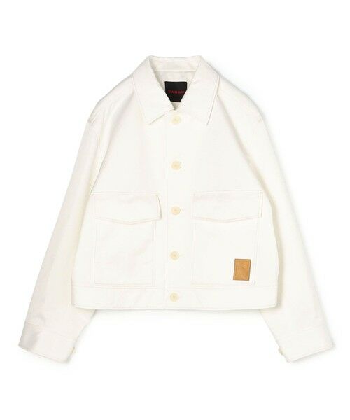 TOMORROWLAND / トゥモローランド ブルゾン | コットンツイル ショートブルゾン（11 ホワイト）
