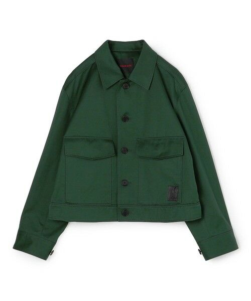 TOMORROWLAND / トゥモローランド ブルゾン | コットンツイル ショートブルゾン（55 グリーン）