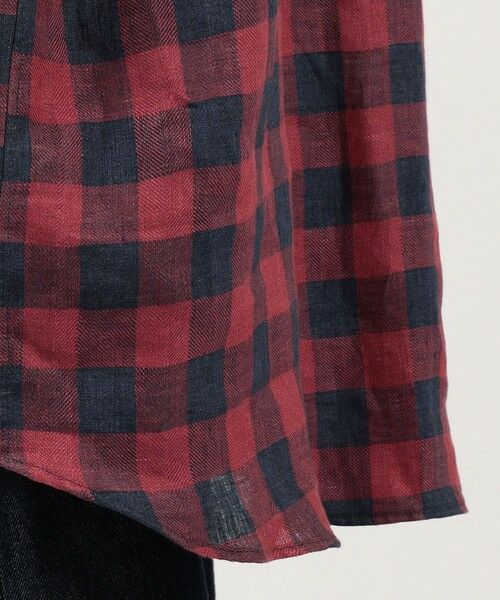 TOMORROWLAND / トゥモローランド シャツ・ブラウス | 【別注】GUY ROVER リネンチェック オーバーシャツ | 詳細8