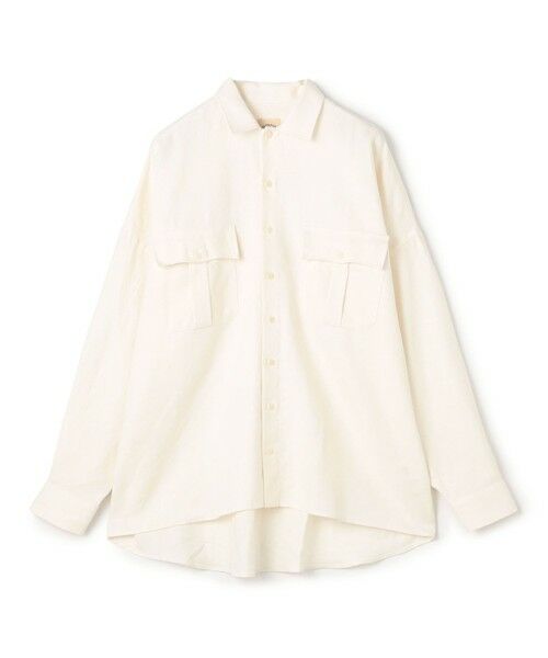 TOMORROWLAND / トゥモローランド シャツ・ブラウス | 【別注】GUY ROVER リネンコットン オーバーシャツ（13 オフホワイト）