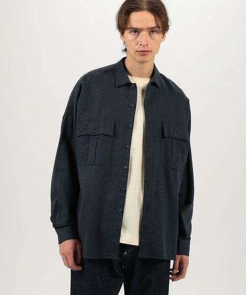 TOMORROWLAND / トゥモローランド シャツ・ブラウス | 【別注】GUY ROVER リネンコットン オーバーシャツ | 詳細1